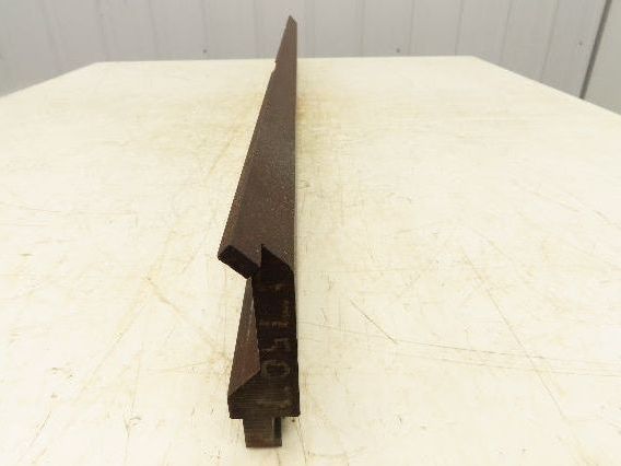 Press Brake Gooseneck Punch Die 46-3/4" L 90° V 1/4" Finger 3-5/8" H Safety Tang