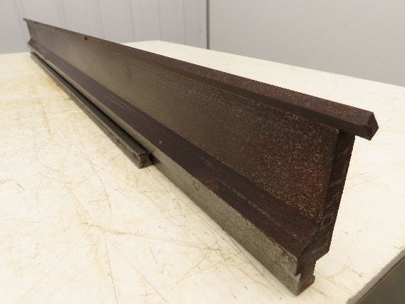 Press Brake Gooseneck Punch Die 46-3/4" L 90° V 1/4" Finger 3-5/8" H Safety Tang