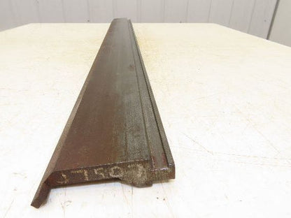 Press Brake Gooseneck Punch Die 46-3/4" L 90° V 1/4" Finger 3-5/8" H Safety Tang