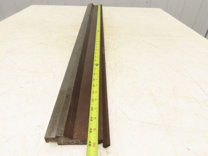 Press Brake Gooseneck Punch Die 46-3/4" L 90° V 1/4" Finger 3-5/8" H Safety Tang