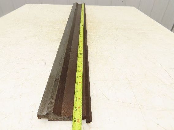 Press Brake Gooseneck Punch Die 46-3/4" L 90° V 1/4" Finger 3-5/8" H Safety Tang