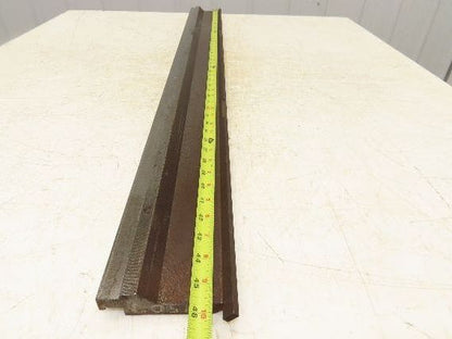 Press Brake Gooseneck Punch Die 46-3/4" L 90° V 1/4" Finger 3-5/8" H Safety Tang