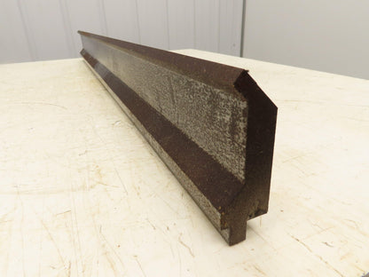 Press Brake Gooseneck Punch Die 42-3/8" Long 90° V 3/8" Finger 3-3/4" H