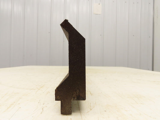 Press Brake Gooseneck Punch Die 42-3/8" Long 90° V 3/8" Finger 3-3/4" H