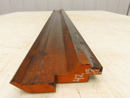 Press Brake Gooseneck Punch Die 43" Long 90° V 1/4" Finger 3-3/4" H