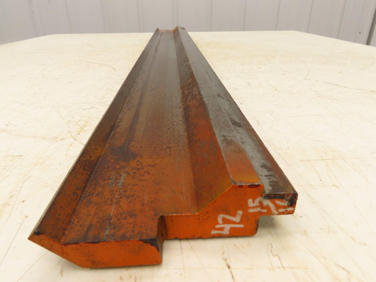 Press Brake Gooseneck Punch Die 43" Long 90° V 1/4" Finger 3-3/4" H