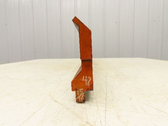 Press Brake Gooseneck Punch Die 43" Long 90° V 1/4" Finger 3-3/4" H