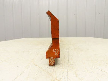 Press Brake Gooseneck Punch Die 43" Long 90° V 1/4" Finger 3-3/4" H