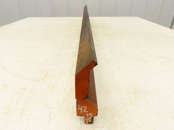 Press Brake Gooseneck Punch Die 43" Long 90° V 1/4" Finger 3-3/4" H