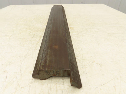 Press Brake Gooseneck Punch Die 31-1/2" Long 90° V 3/8" Finger 3-3/4" H
