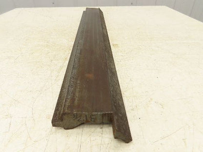 Press Brake Gooseneck Punch Die 31-1/2" Long 90° V 3/8" Finger 3-3/4" H