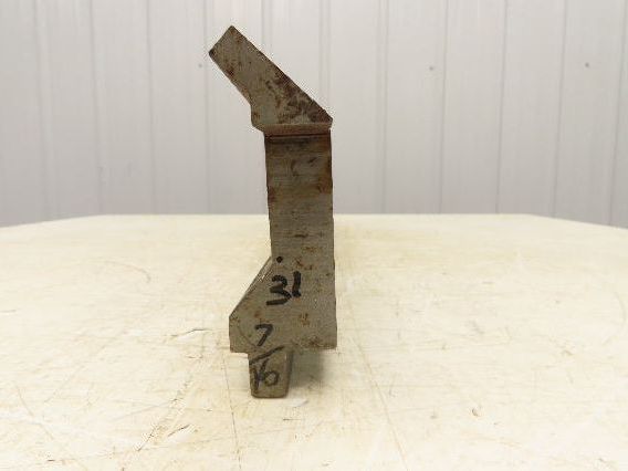 Press Brake Gooseneck Punch Die 31-1/2" Long 90° V 3/8" Finger 3-3/4" H