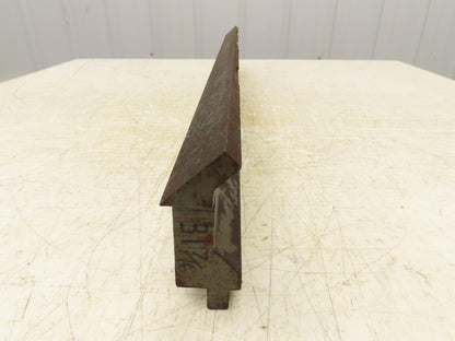 Press Brake Gooseneck Punch Die 31-1/2" Long 90° V 3/8" Finger 3-3/4" H