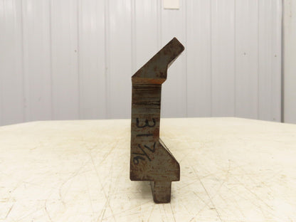 Press Brake Gooseneck Punch Die 31-1/2" Long 90° V 3/8" Finger 3-3/4" H
