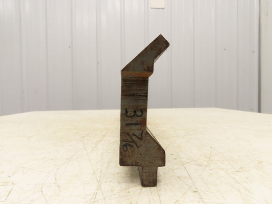 Press Brake Gooseneck Punch Die 31-1/2" Long 90° V 3/8" Finger 3-3/4" H