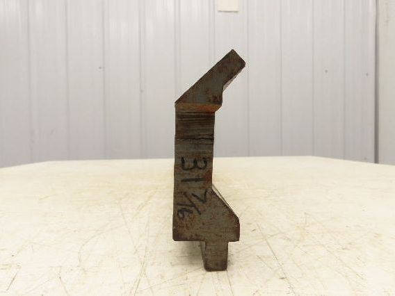 Press Brake Gooseneck Punch Die 31-1/2" Long 90° V 3/8" Finger 3-3/4" H