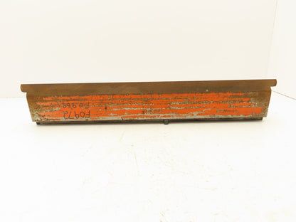 Press Brake Gooseneck Punch Die 25-1/8" Long 90° V 3/8" Finger 3-3/4" H