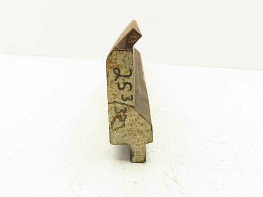 Press Brake Gooseneck Punch Die 25-1/8" Long 90° V 3/8" Finger 3-3/4" H
