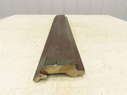 Press Brake Gooseneck Punch Die 28-1/4" Long 90° V 3/8" Finger 3-3/4" H