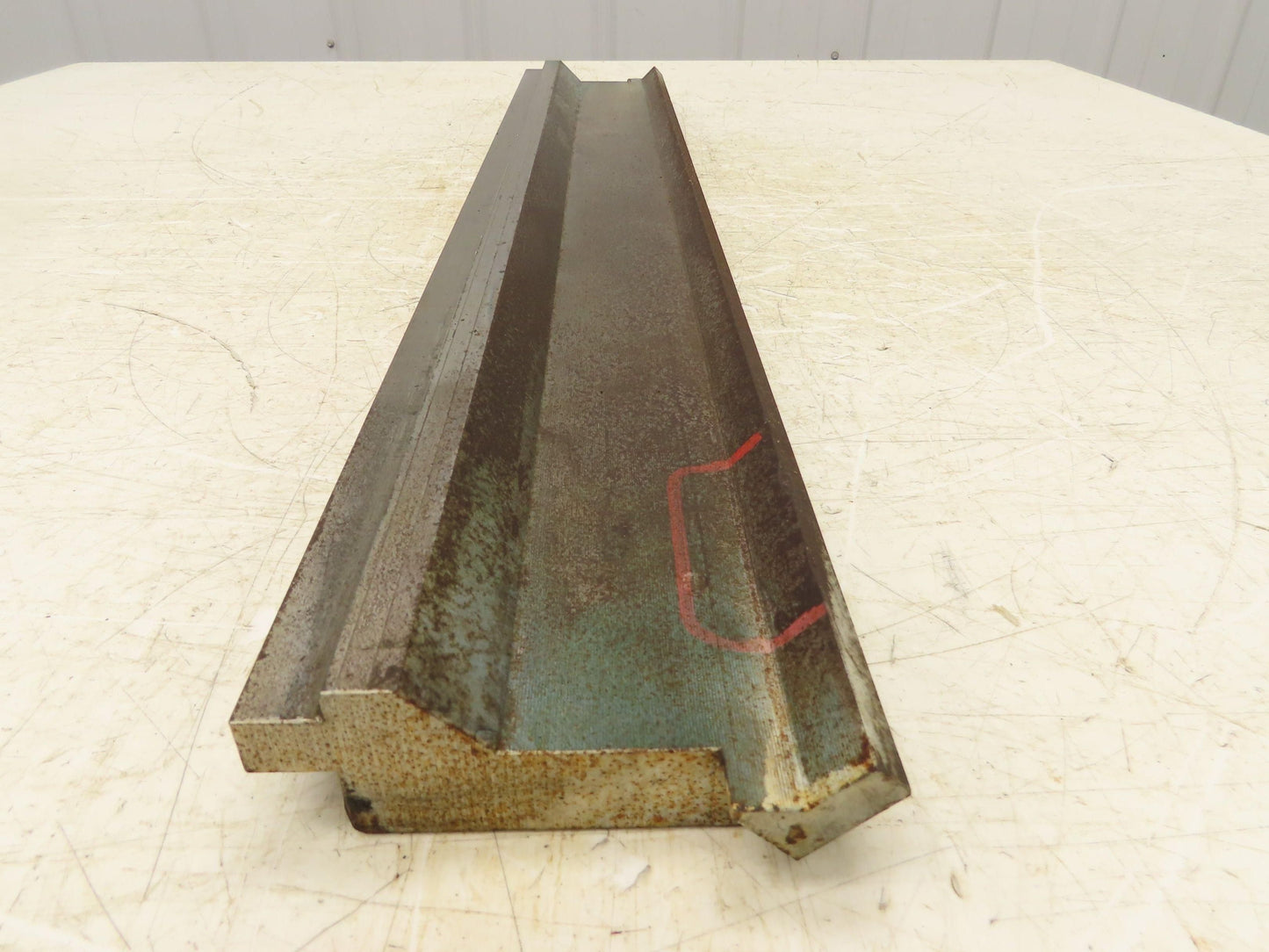 Press Brake Gooseneck Punch Die 28-1/4" Long 90° V 3/8" Finger 3-3/4" H