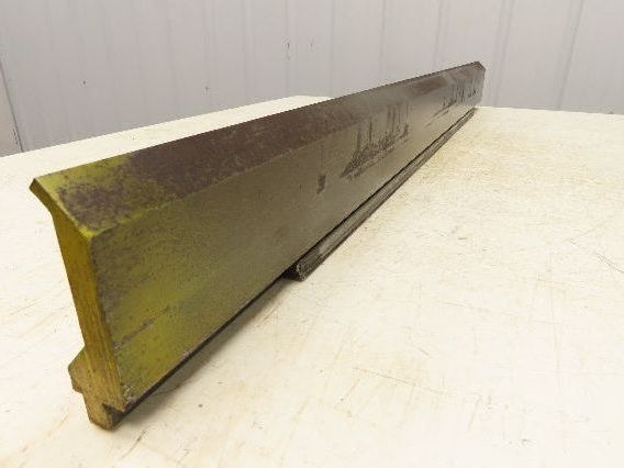 Press Brake Gooseneck Punch Die 45-9/16" Long 90° V 1/4" Finger 3-3/4" H