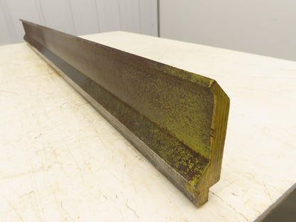 Press Brake Gooseneck Punch Die 45-9/16" Long 90° V 1/4" Finger 3-3/4" H