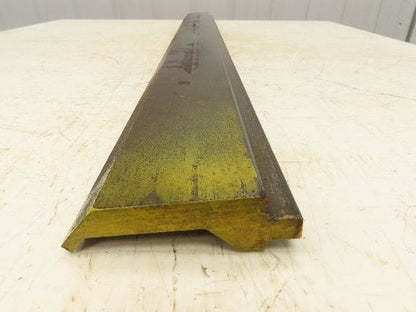Press Brake Gooseneck Punch Die 45-9/16" Long 90° V 1/4" Finger 3-3/4" H