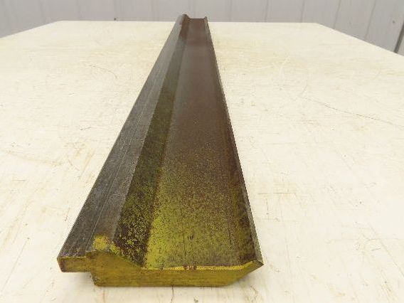 Press Brake Gooseneck Punch Die 45-9/16" Long 90° V 1/4" Finger 3-3/4" H