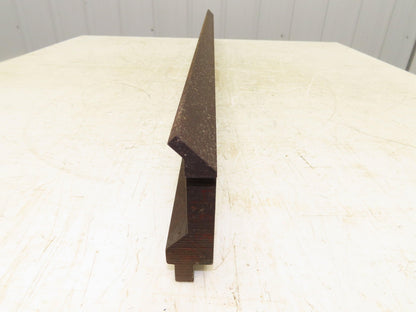 Press Brake Gooseneck Punch Die 45-1/4" Long 90° V 1/4" Finger 3-3/4" H
