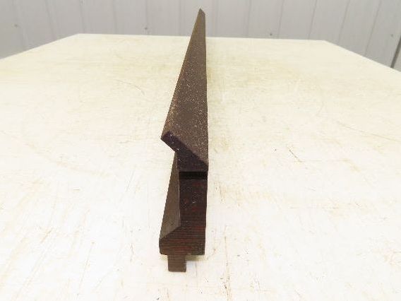 Press Brake Gooseneck Punch Die 45-1/4" Long 90° V 1/4" Finger 3-3/4" H