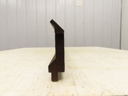 Press Brake Gooseneck Punch Die 45-1/4" Long 90° V 1/4" Finger 3-3/4" H
