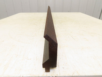 Press Brake Gooseneck Punch Die 47-3/4" Long 90° V 3/8" Finger 3-3/4" H