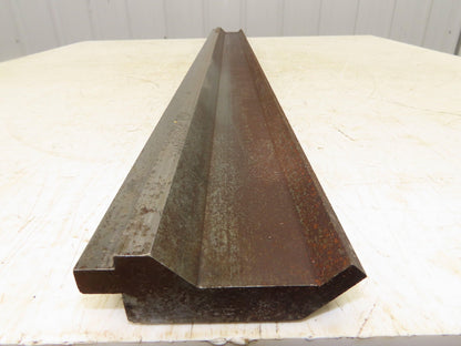 Press Brake Gooseneck Punch Die 47-3/4" Long 90° V 3/8" Finger 3-3/4" H