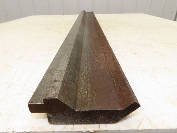 Press Brake Gooseneck Punch Die 47-3/4" Long 90° V 3/8" Finger 3-3/4" H