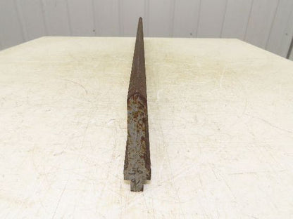 Press Brake Punch Die 36-5/8" Long 90° V 5/8" W 3-3/4" H 1/2" Tang