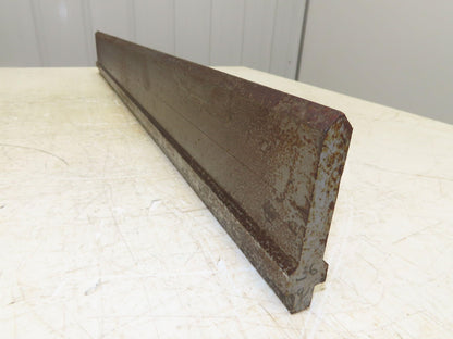 Press Brake Punch Die 36-5/8" Long 90° V 5/8" W 3-3/4" H 1/2" Tang
