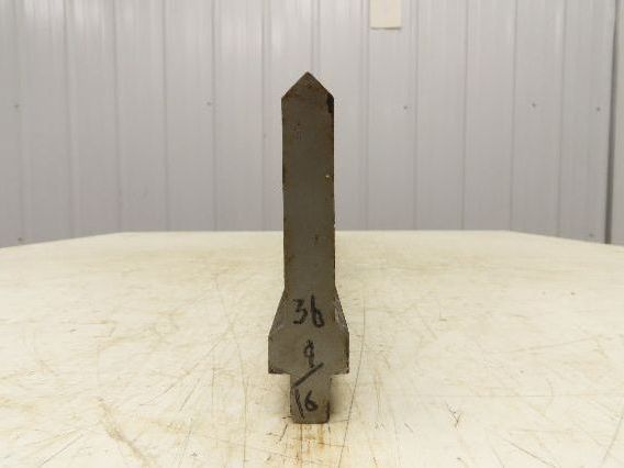 Press Brake Punch Die 36-5/8" Long 90° V 5/8" W 3-3/4" H 1/2" Tang