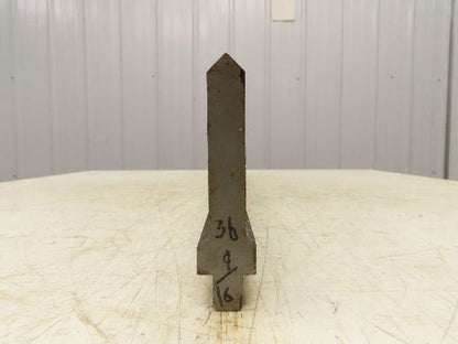 Press Brake Punch Die 36-5/8" Long 90° V 5/8" W 3-3/4" H 1/2" Tang