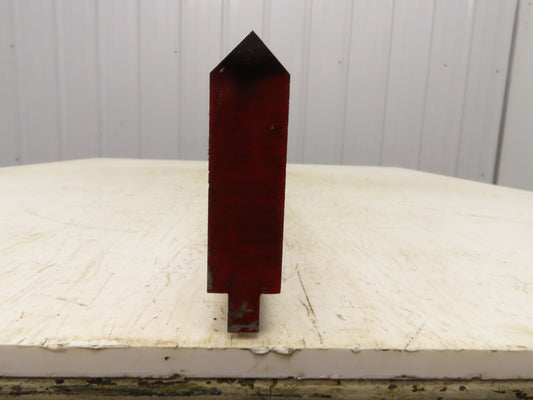 Press Brake Punch Die 49-1/16" Long 90° V 1-3/32" W 3-11/16" H 1/2" Tang