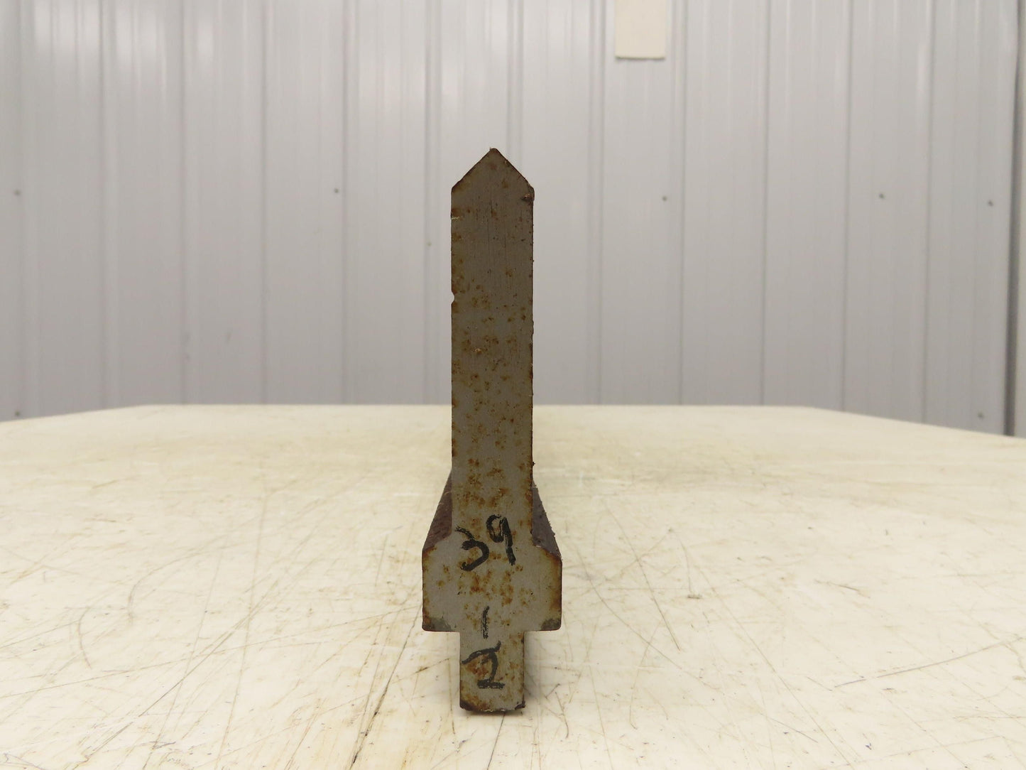 Press Brake Punch Die 39-1/2" Long 90° V 5/8" W 3-3/4" H 1/2" Tang