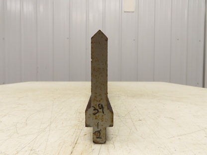 Press Brake Punch Die 39-1/2" Long 90° V 5/8" W 3-3/4" H 1/2" Tang