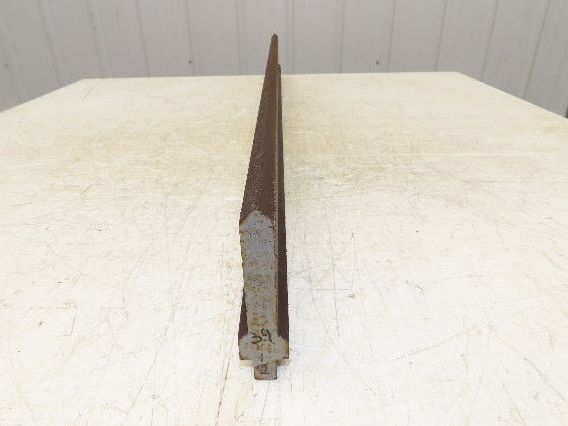 Press Brake Punch Die 39-1/2" Long 90° V 5/8" W 3-3/4" H 1/2" Tang