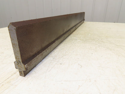 Press Brake Punch Die 39-1/2" Long 90° V 5/8" W 3-3/4" H 1/2" Tang