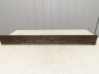 Press Brake Punch Die 39-1/2" Long 90° V 5/8" W 3-3/4" H 1/2" Tang