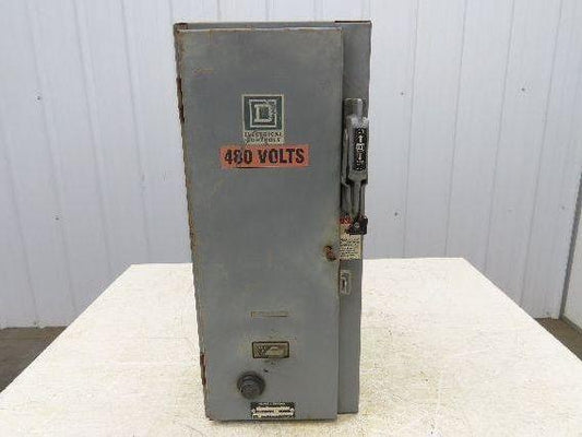 Square D SBG11 8538 Combination Motor Starter 5Hp 30A 480V 3PH Size 0 Non-Fused