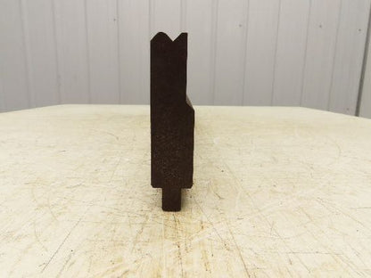 Press Brake Die 32-1/4" Long 90° V 3/8" W 3/16" D31-3/4" H 1/2" Tang