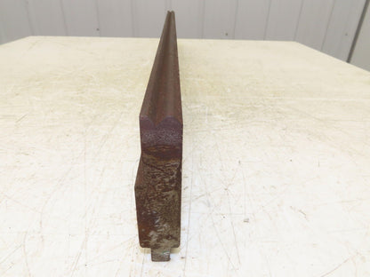 Press Brake Die 32-1/4" Long 90° V 3/8" W 3/16" D31-3/4" H 1/2" Tang