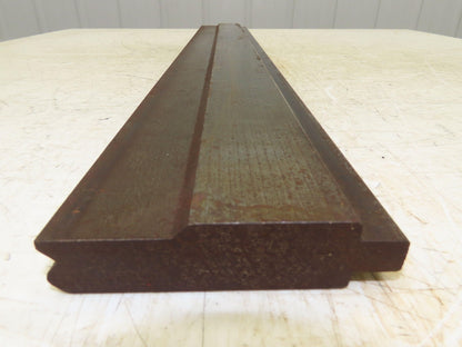 Press Brake Die 32-1/4" Long 90° V 3/8" W 3/16" D31-3/4" H 1/2" Tang