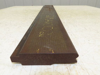Press Brake Die 32-1/4" Long 90° V 3/8" W 3/16" D31-3/4" H 1/2" Tang