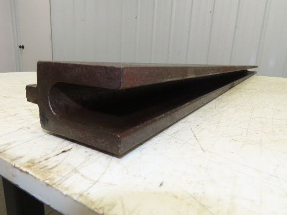 Press Brake Die 61" Long 1" U 2" W 2-1/2" D 3" H 1/2" Tang